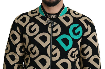 Dolce & Gabbana Iconic Printed Bomber Jacket – Exquisite Design