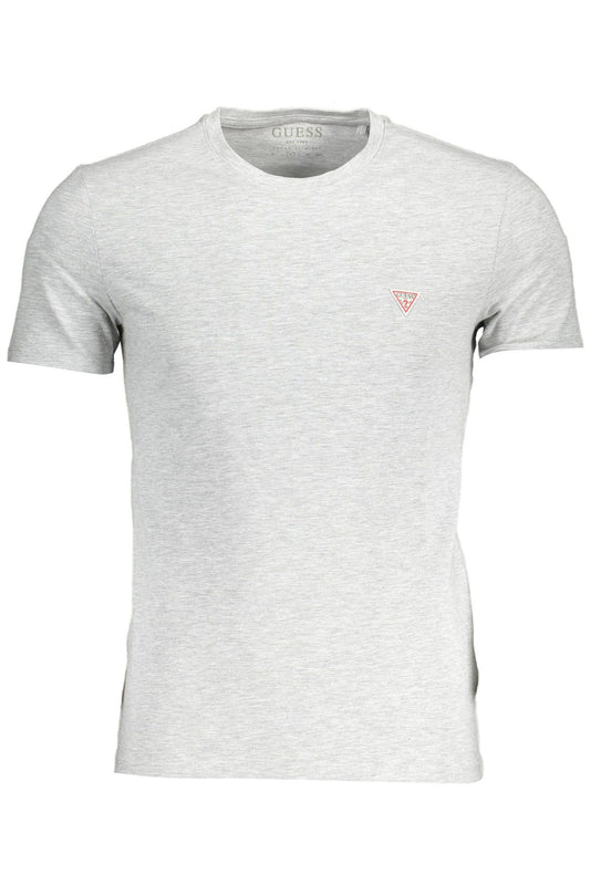 Guess Jeans Gray Cotton Men T-Shirt