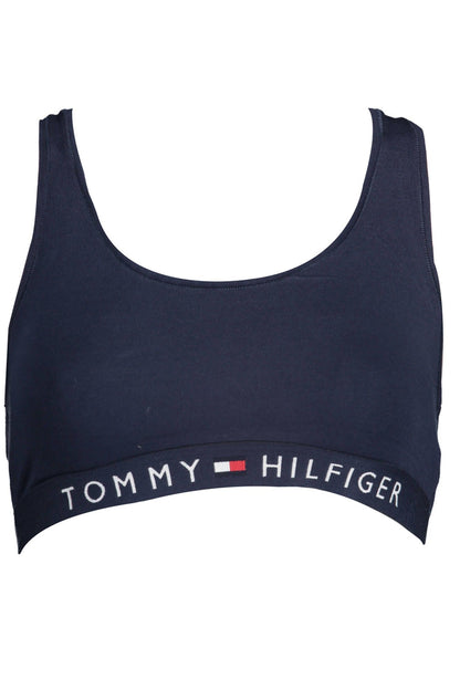 Tommy Hilfiger Blue Cotton Women Sports Bra