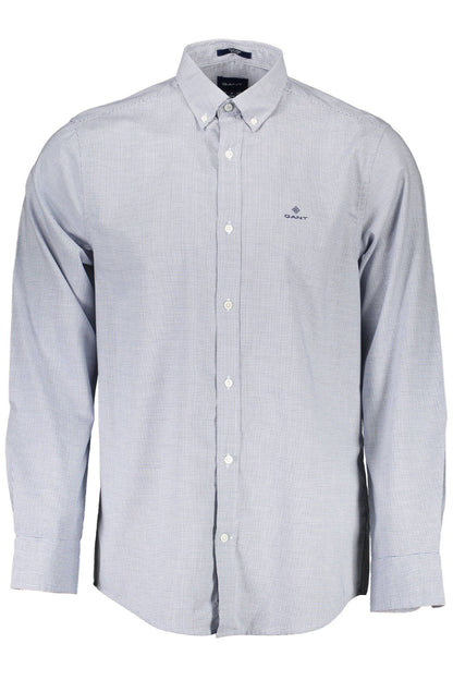 Gant Blue Cotton Men Shirt