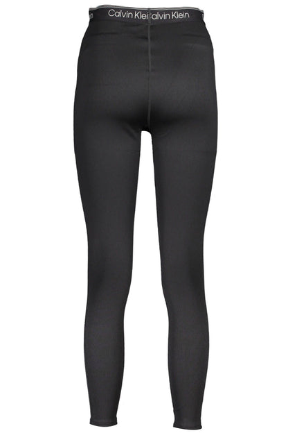 Calvin Klein Black Polyester Women Legging