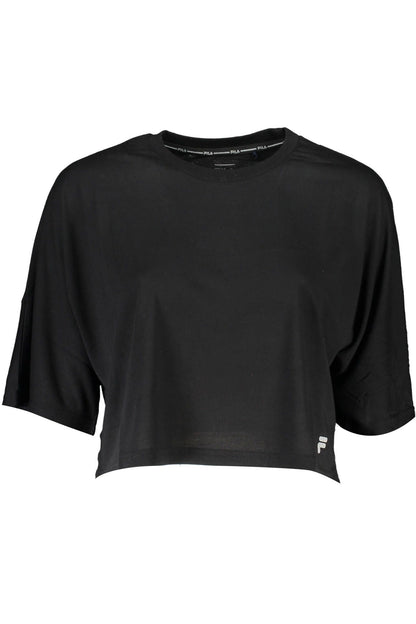 Fila Black Polyester Women T-Shirt