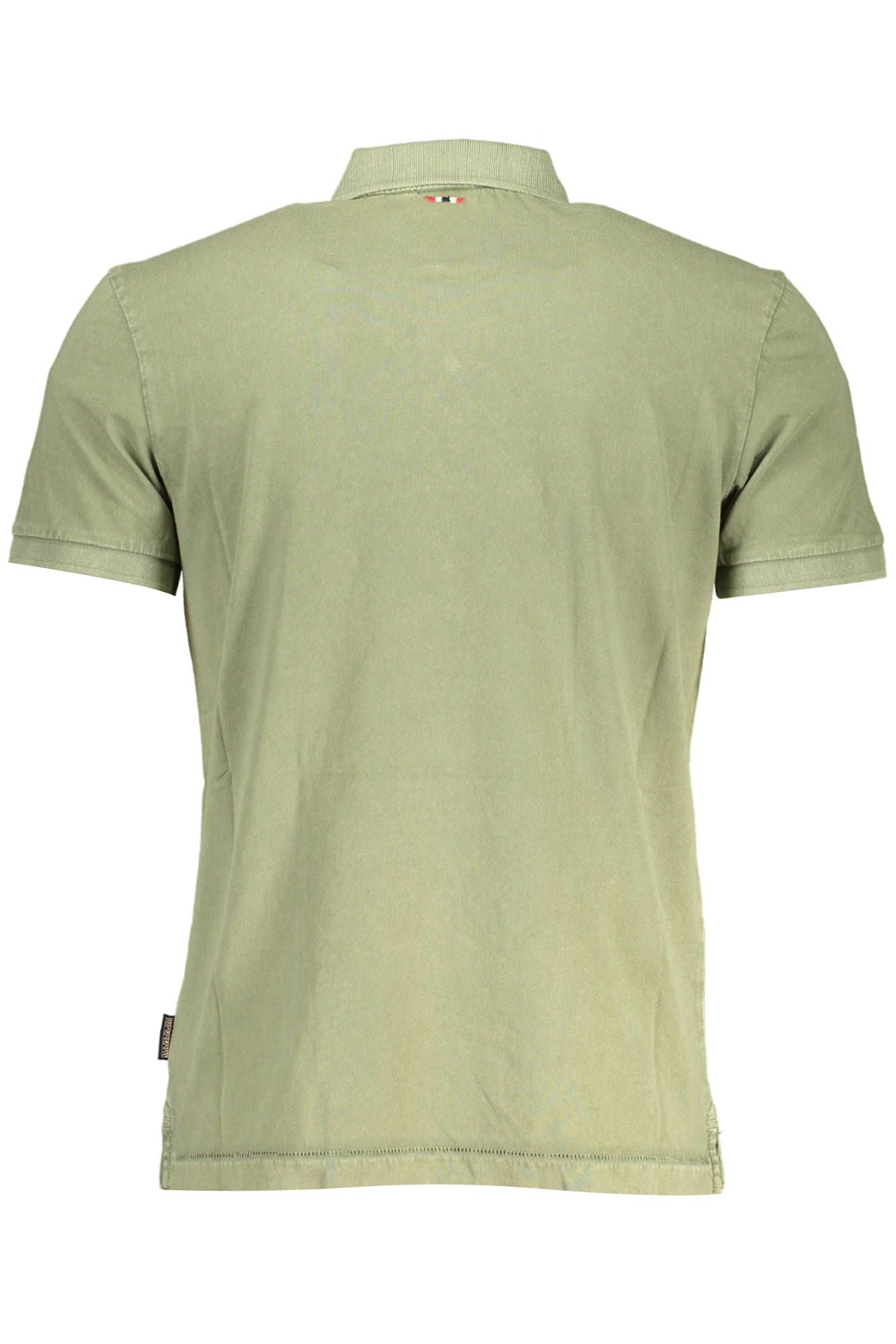 Napapijri Green Cotton Men Polo Shirt