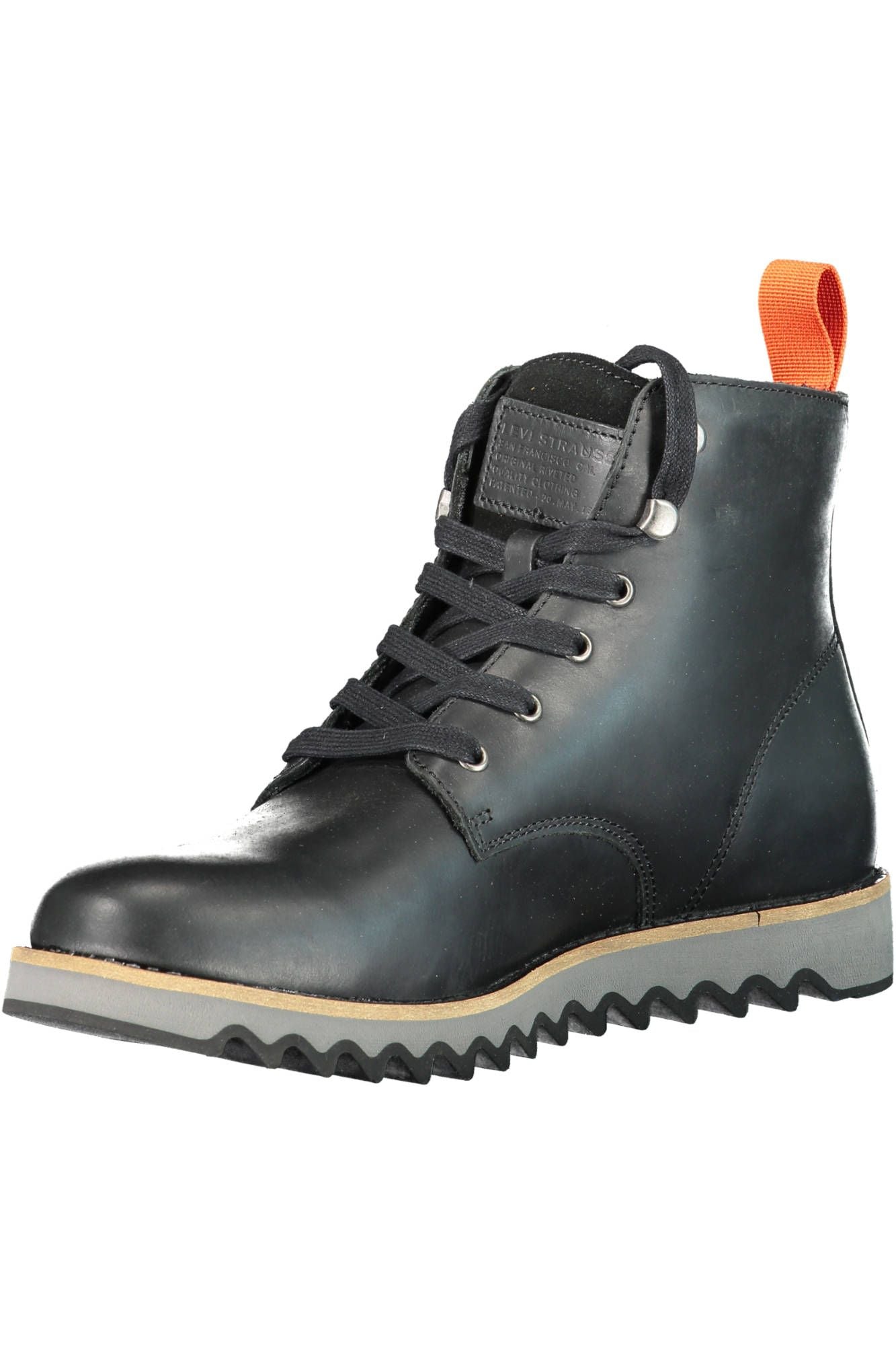 Levi's Black Leather Men Boot