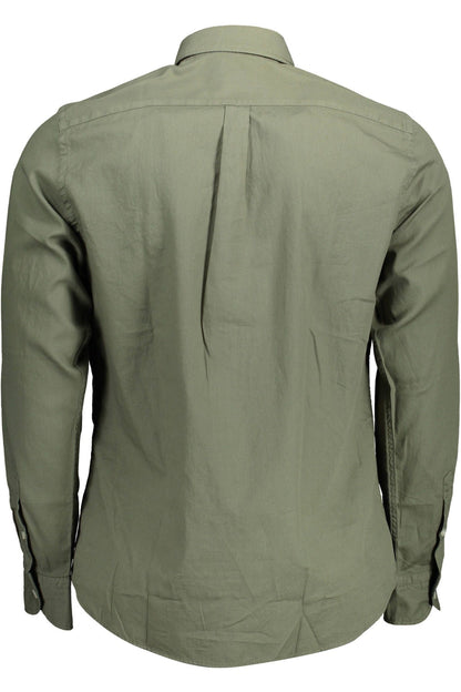 Harmont & Blaine Green Cotton Men Shirt