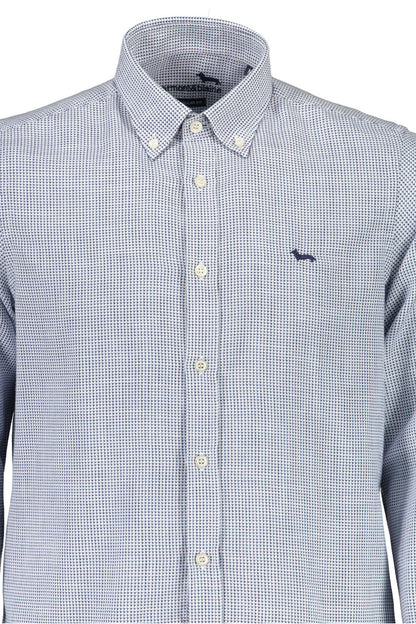 Harmont & Blaine Light Blue Cotton Men Shirt