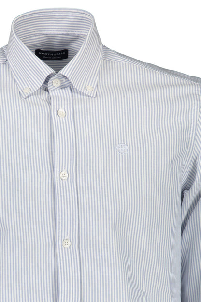 North Sails Light Blue Cotton Men Shirt