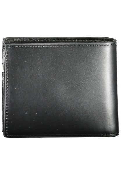 Tommy Hilfiger Black Leather Men Wallet