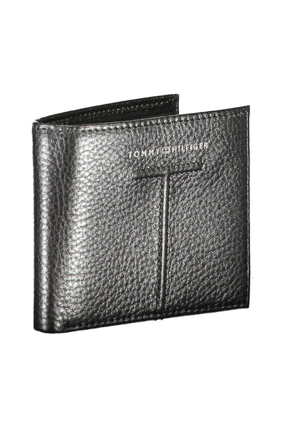 Tommy Hilfiger Black Leather Men Wallet