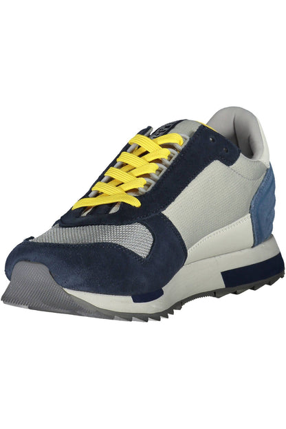 Napapijri Gray Polyester Men Sneaker