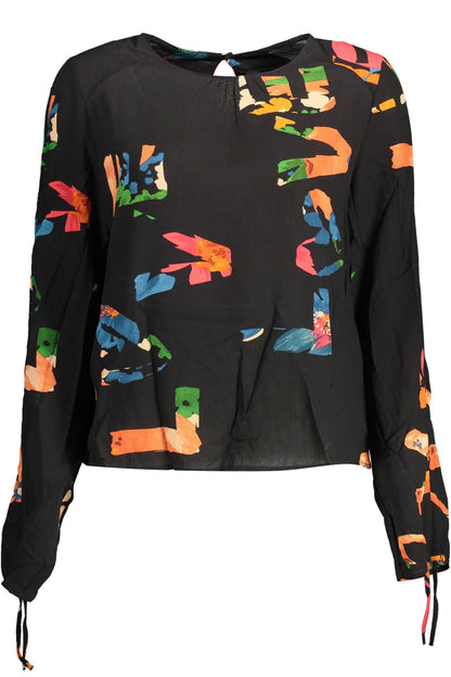 Desigual Black Viscose Women Sweater