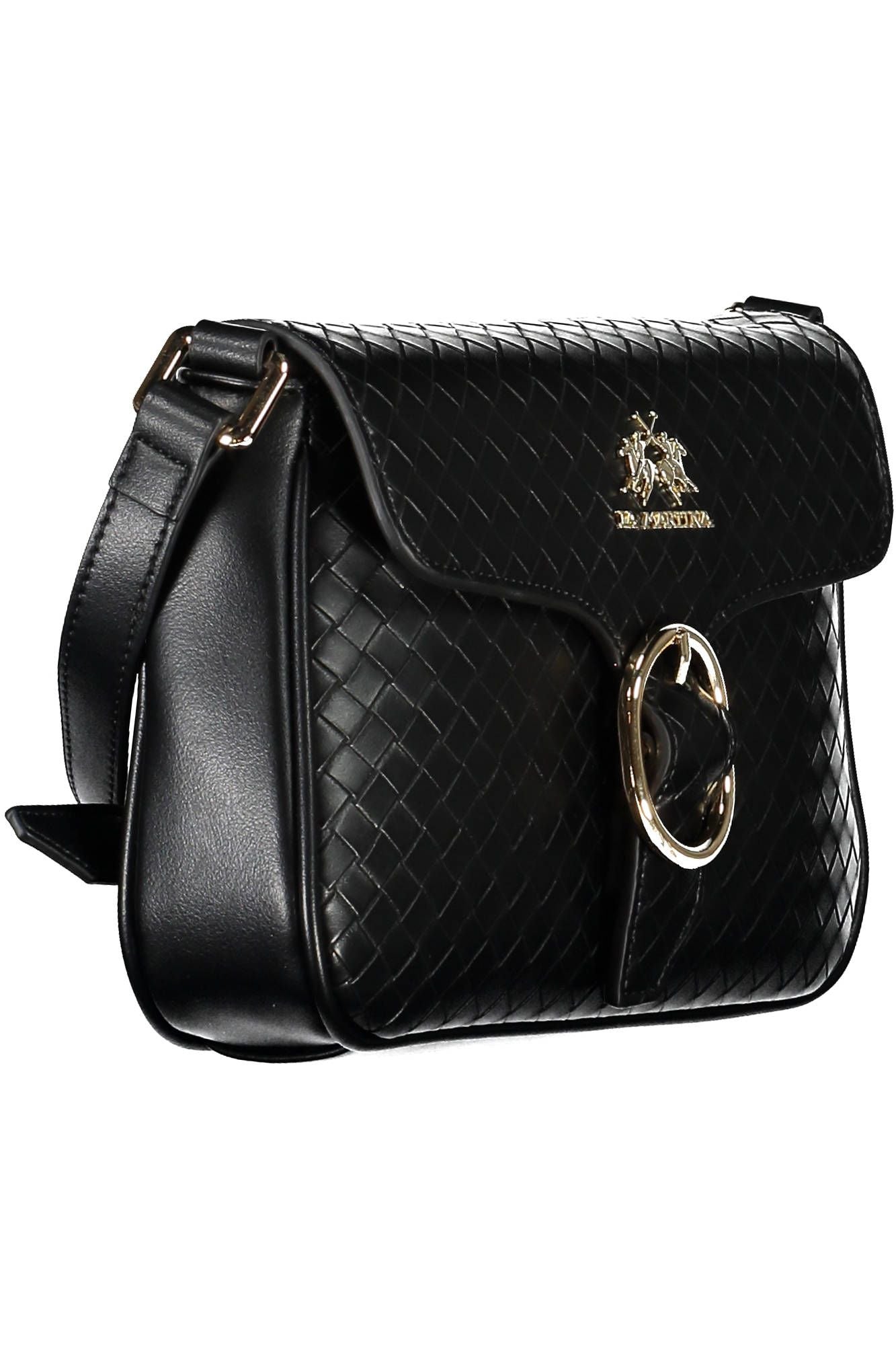 La Martina Black Polyethylene Women Handbag