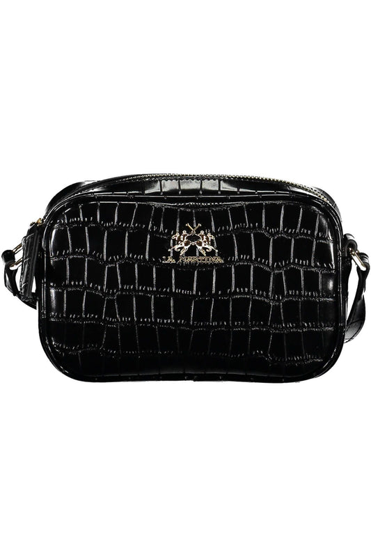 La Martina Black Polyethylene Women Handbag