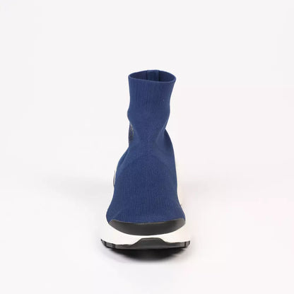 Neil Barrett Blue Textile Men Sneaker