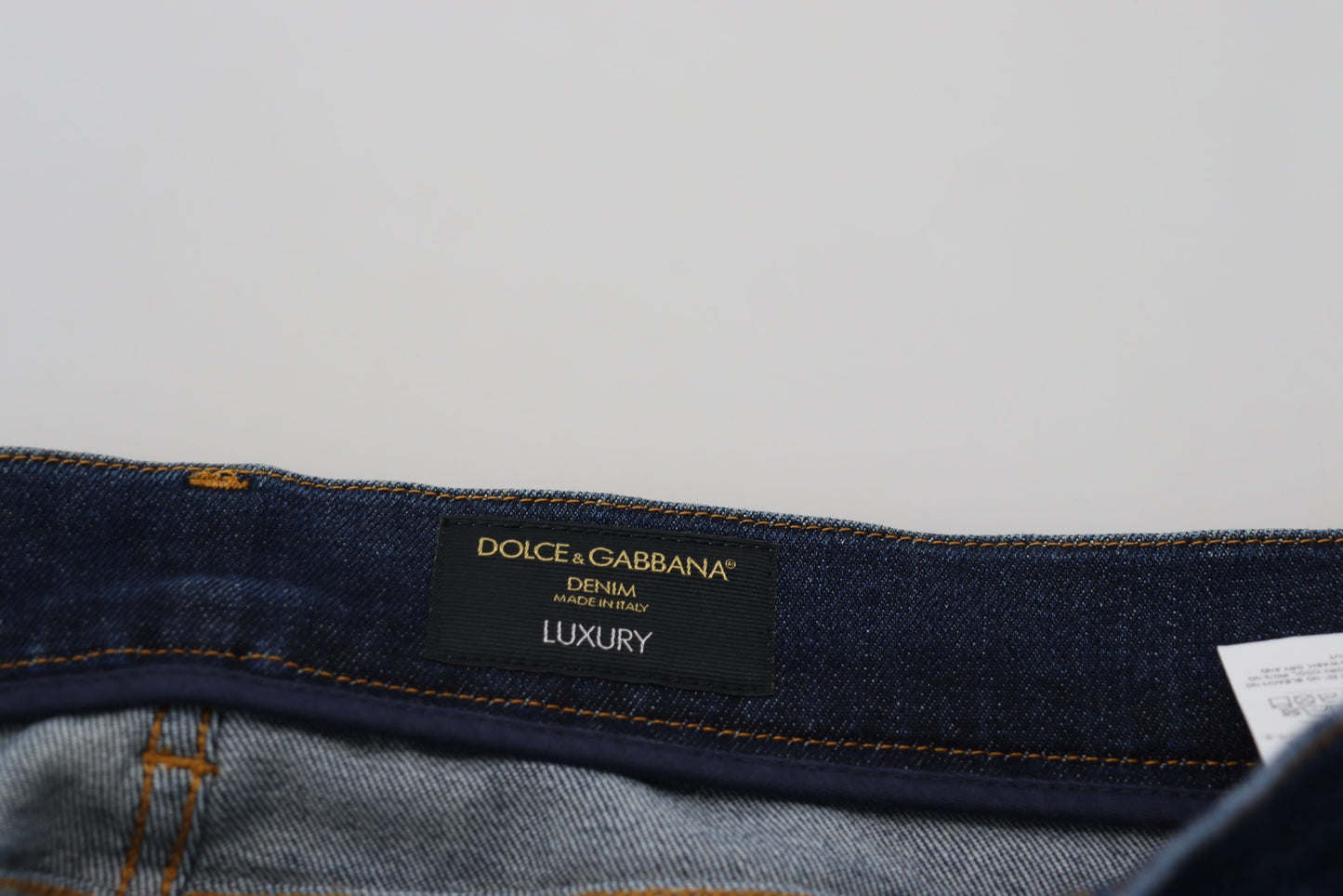 Dolce & Gabbana Elegant Blue Washed Denim Pants