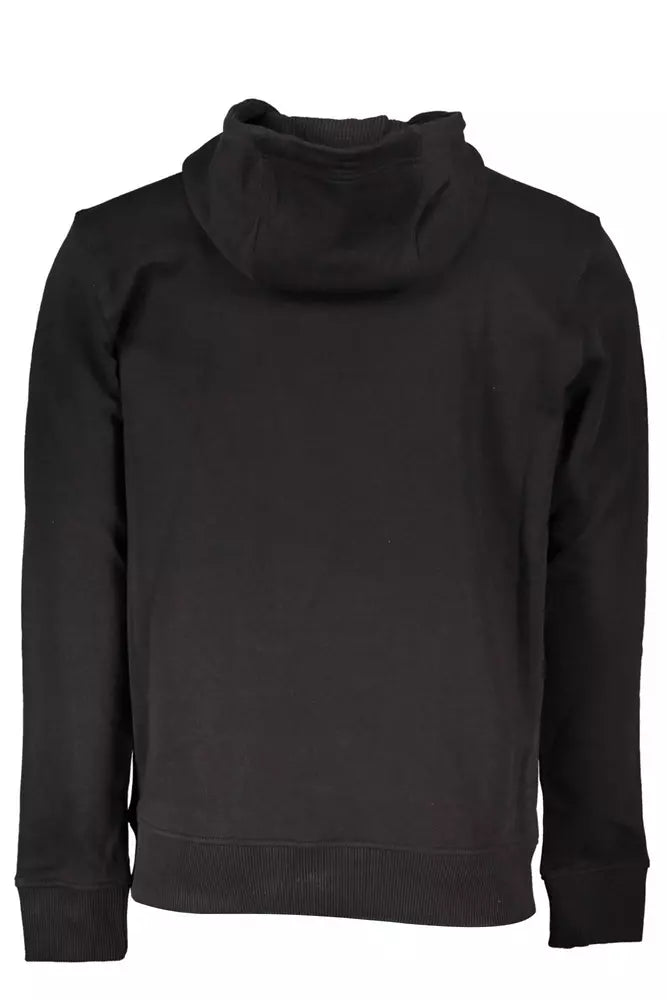 Tommy Hilfiger Black Cotton Men Sweater