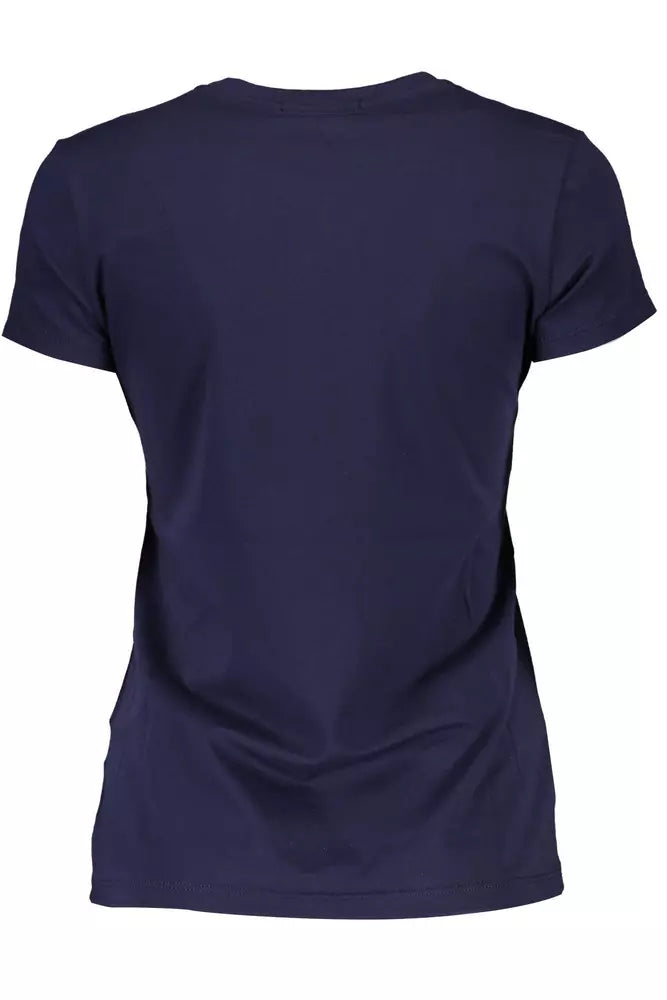 Scervino Street Blue Cotton Women T-Shirt