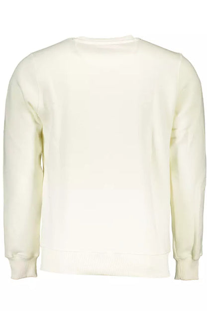 North Sails White Cotton Men Sweater