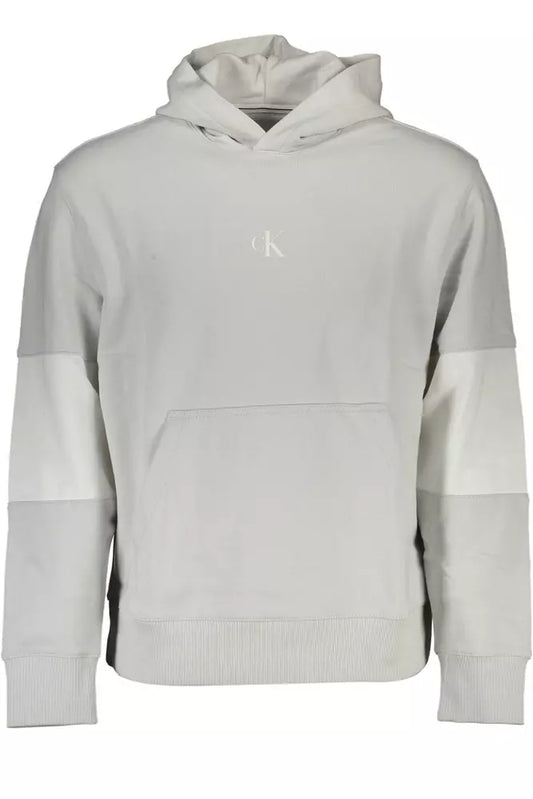 Calvin Klein Gray Cotton Men Sweater