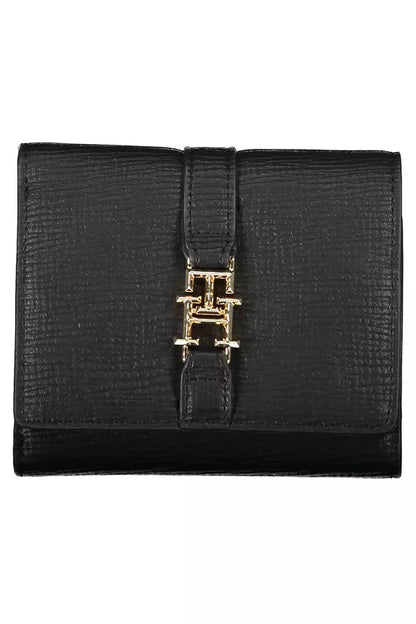 Tommy Hilfiger Black Polyethylene Women Wallet