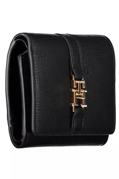 Tommy Hilfiger Black Polyethylene Women Wallet