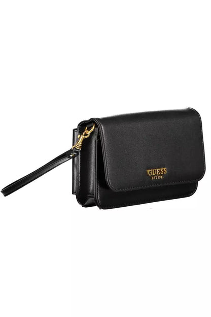 Guess Jeans Black Polyethylene Women Wallet