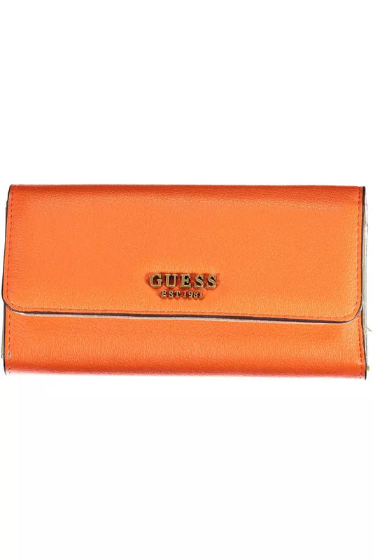 Guess Jeans Orange Polyethylene Women Wallet