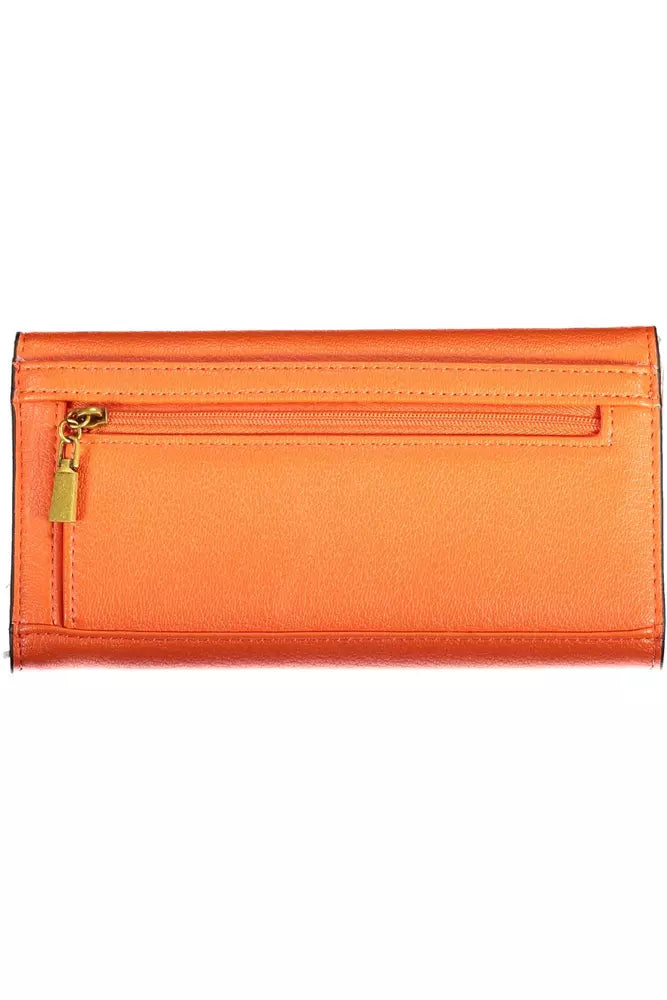 Guess Jeans Orange Polyethylene Women Wallet