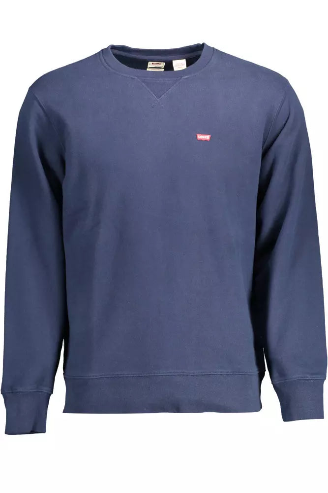 Levi's Blue Cotton Men Sweater