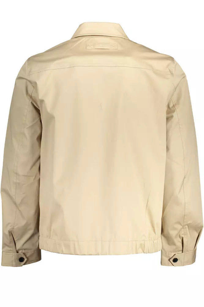 Gant Beige Cotton Men Jacket