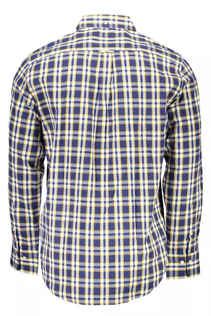 Gant Blue Cotton Men Shirt