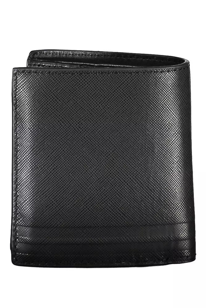 Tommy Hilfiger Black Leather Men Wallet