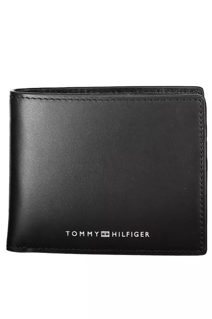 Tommy Hilfiger Black Leather Men Wallet