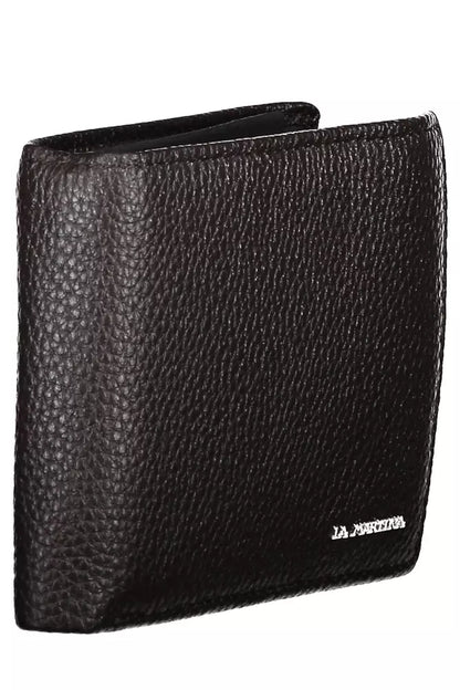 La Martina Brown Leather Men Wallet