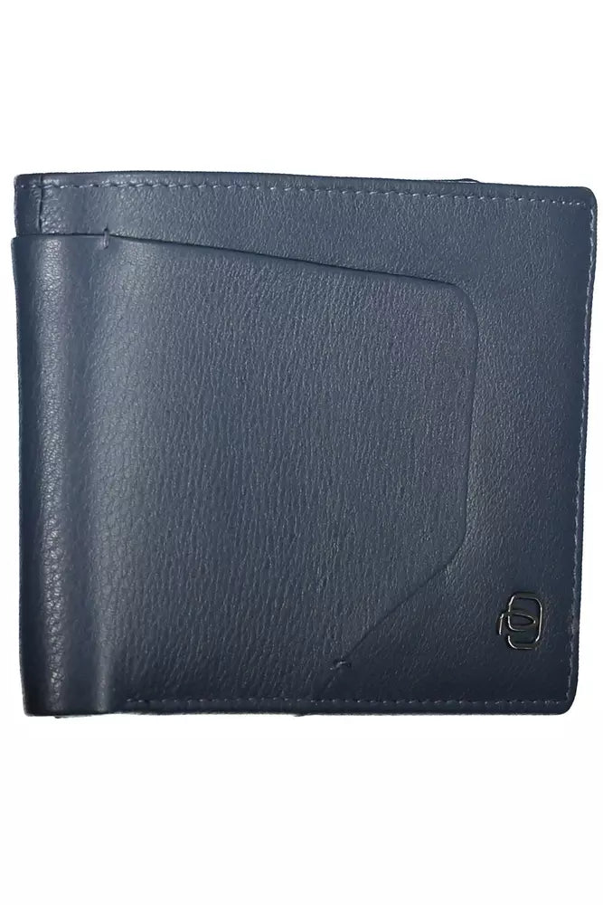 Piquadro Blue Leather Men Wallet