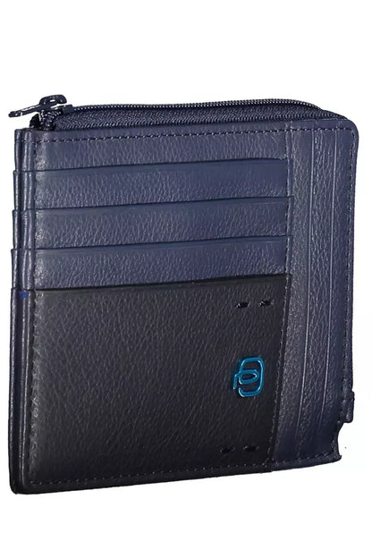 Piquadro Blue Leather Men Wallet