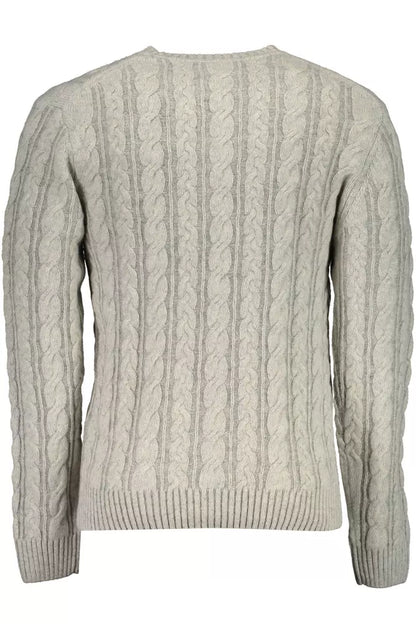 Gant Gray Wool Men Sweater