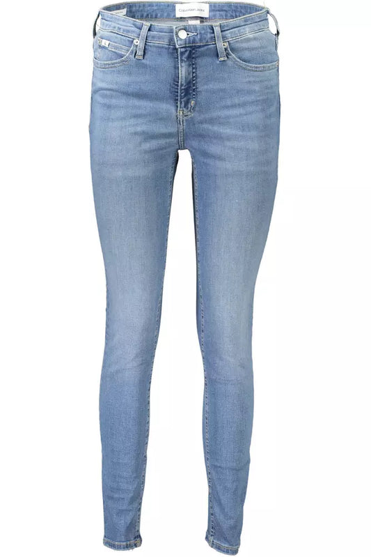 Calvin Klein Light Blue Cotton Women Jeans