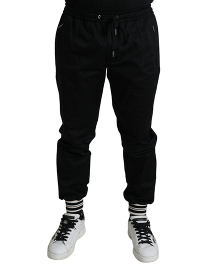 Dolce & Gabbana Sleek Skinny Cotton Jogger Pants