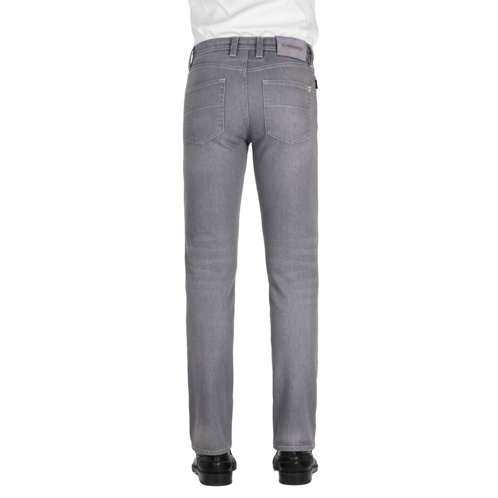 Tramarossa Gray Cotton Men's Jeans