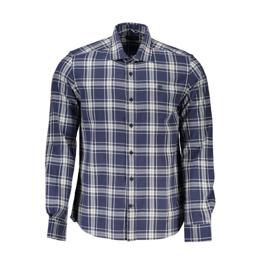 North Sails Blue Cotton Men Shirt