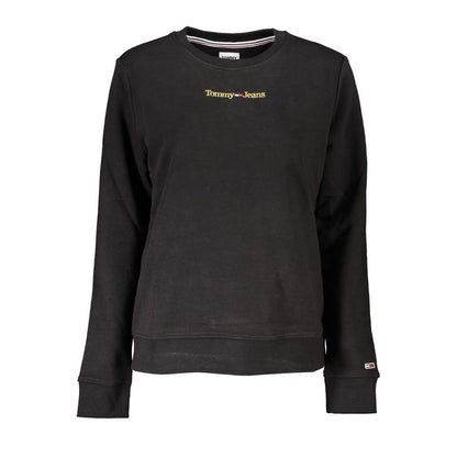 Tommy Hilfiger Black Cotton Women Sweater