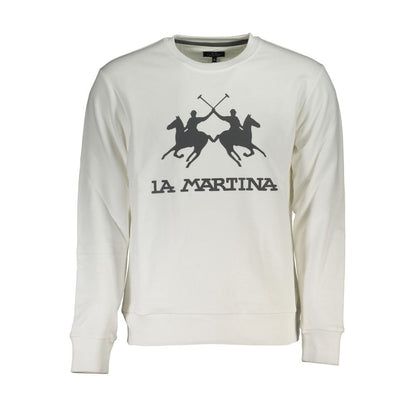 La Martina Elegant Long Sleeved Crew Neck Sweatshirt