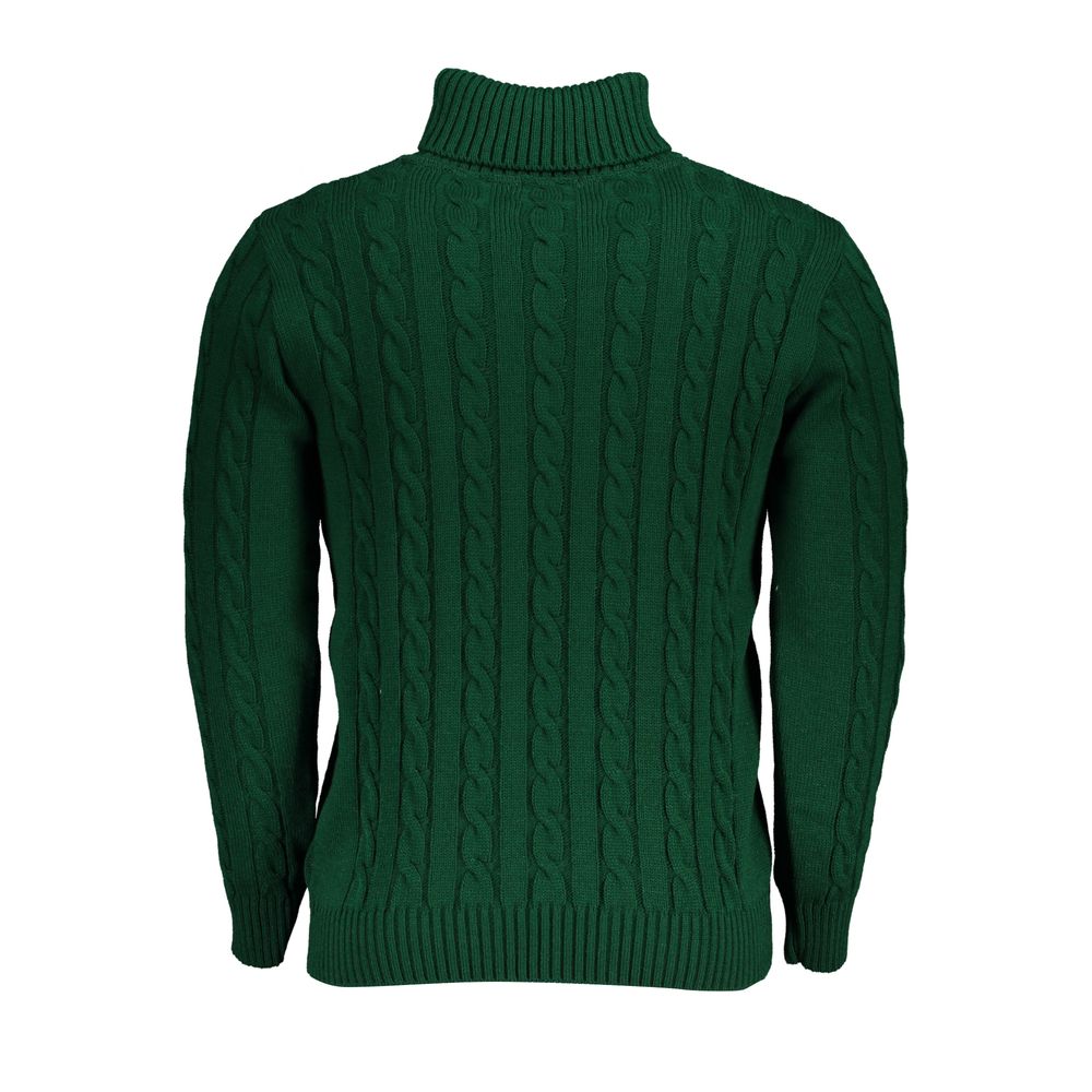 U.S. Grand Polo Elegant Twisted Turtleneck Sweater