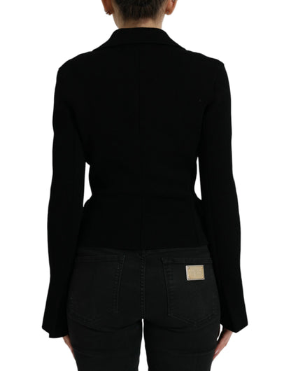 Dolce & Gabbana Elegant Black Designer Blazer for Women