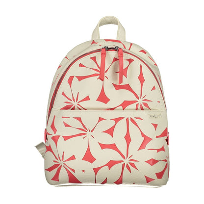 Desigual White Polyethylene Backpack