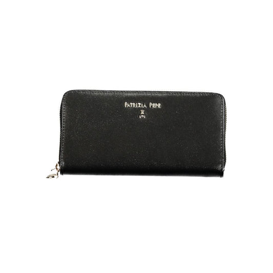 Patrizia Pepe Black Leather Wallet