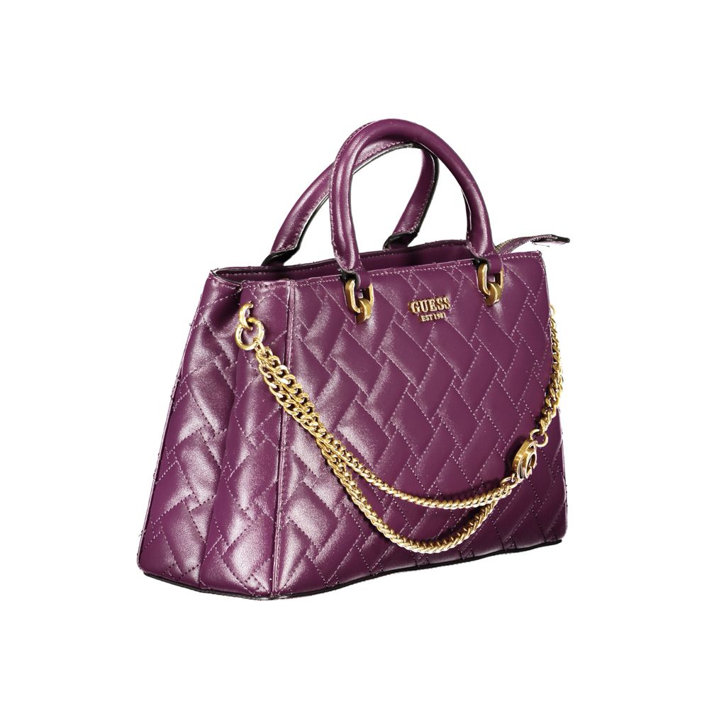 Guess Jeans Purple Polyethylene Handbag