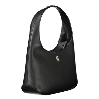 Tommy Hilfiger Black Polyester Handbag