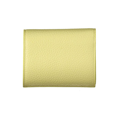 Coccinelle Yellow Leather Wallet